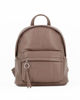 Immagine di DAVID JONES - Zaino beige scuro con tasca frontale e zip posteriore