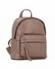 Immagine di DAVID JONES - Zaino beige scuro con tasca frontale e zip posteriore