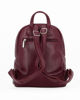 Immagine di DAVID JONES - Zaino bordeaux con tasca frontale e zip posteriore
