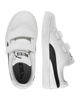 Immagine di PUMA - Sneakers da bambino bianca e nera con doppio strappo e soletta in memory foam, numerata 28/35 - SMASH VULC PS