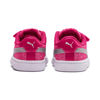 Immagine di PUMA - Sneakers da bambina fuchsia glitter e argento con doppio strappo e soletta in memory foam, numerata 28/35 - SMASH V2 GLITZ GLAM V PS