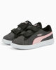 Immagine di PUMA - Sneakers da bambina nera glitter e rosa con doppio strappo e soletta in memory foam, numerata 28/35 - SMASH V2 GLITZ GLAM V PS