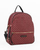 Immagine di CORTINA POLO STYLE - Zaino bordeaux loggato con doppia tasca frontale