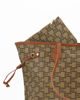 Immagine di ENRICO COVERI - Borsa shopping loggata marrone