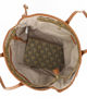 Immagine di ENRICO COVERI - Borsa shopping loggata marrone