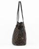 Immagine di ENRICO COVERI - Borsa shopping loggata nera