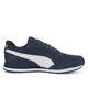 Immagine di PUMA - Sneakers da uomo blu e bianca in VERA PELLE con soletta in memory foam - ST RUNNER V3 SD
