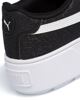 Immagine di PUMA - Sneakers nera glitter e bianca con suola alta e soletta in memory foam, numerata 36/39 - KARMEN GLITZ JR