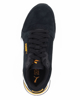 Immagine di PUMA - Sneakers nera e bianca in VERA PELLE con dettagli gialli e soletta in memory foam, numerata 36/39 - ST RUNNER V3 SD JR