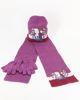 Immagine di FROZEN - Completo viola cuffia+sciarpa+guanti