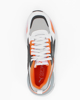Immagine di PUMA - Sneakers da uomo bianca e arancione con dettagli neri e soletta in memory foam - X RAY 2 SQUARE