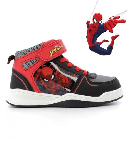SPIDERMAN - Sneakers alta da bambino rossa e nera con strappo, numerata  25/32 Previous productSPIDERMAN - SCARPA CON LUCI Next productSPIDERMAN 