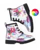 Immagine di RAINBOW - Anfibio da bambina iridescente con dettagli neri e zip laterale, numerata 25/30