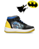 Immagine di BATMAN - Sneakers alta da bambino grigia e nera con dettagli colorati, numerata 25/32