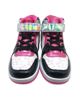 Immagine di CHARLOTTEM - Sneakers alta da bambina rosa e bianca con dettagli metallizzati e strappo, numerata 27/34