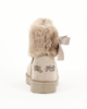 Immagine di ENRICO COVERI - Stivaletto da bambina beige con interno in pelliccia e fiocco laterale, numerata 25/30