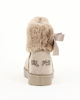 Immagine di ENRICO COVERI - Stivaletto da bambina beige con interno in pelliccia e fiocco laterale, numerata 30/35