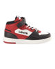 Immagine di LEVI'S - Sneakers alta rossa e nera con dettagli bianchi, numerata 36/39