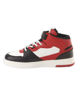 Immagine di LEVI'S - Sneakers alta rossa e nera con dettagli bianchi, numerata 36/39