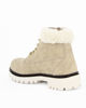 Immagine di COTTON BELT - Polacco da donna beige chiaro e bianco con dettagli oro