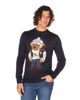 Immagine di ENRICO COVERI SPORTSWEAR - UOMO MAGLIA MANICA CON STAMPA ORSETTO