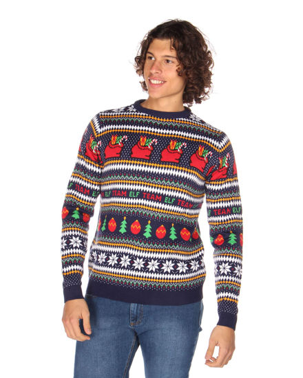 Immagine di ENRICO COVERI SPORTSWEAR - UOMO MAGLIA MANICA LUNGA NATALE