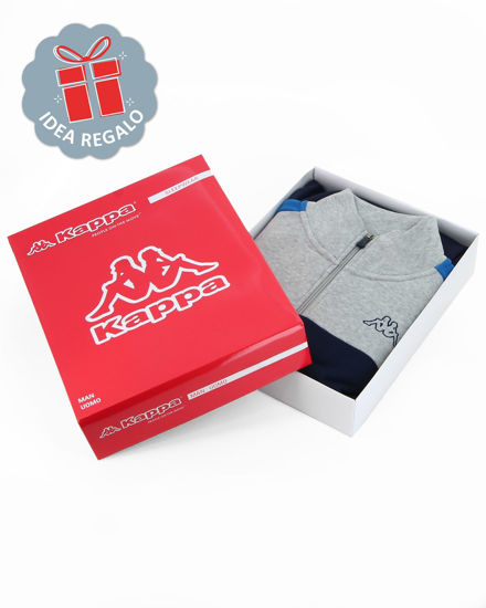Immagine di TUTA UOMO FELPA 20%COT 80%POLY HALFZIP
