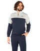 Immagine di TUTA UOMO FELPA 20%COT 80%POLY HALFZIP