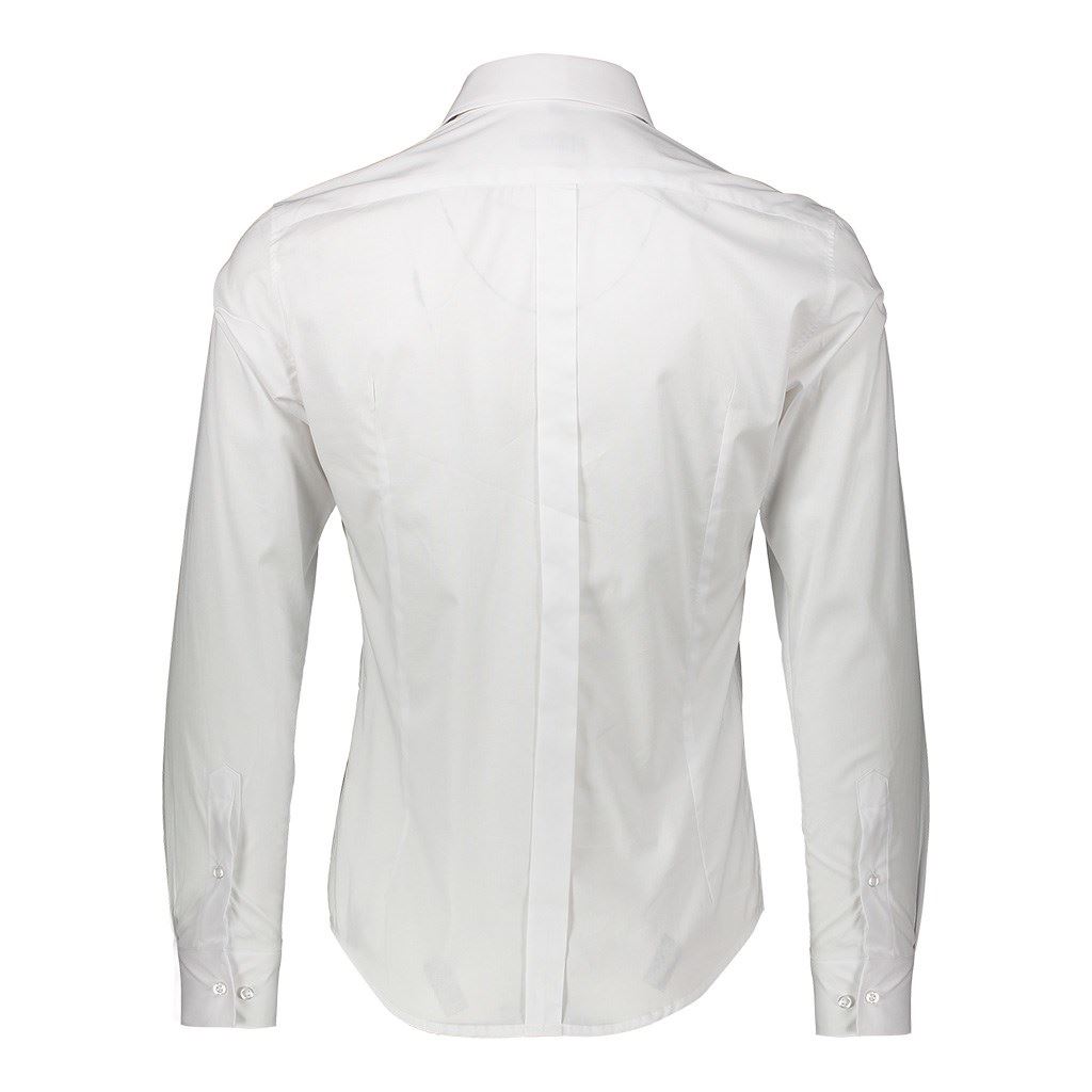 Camicia Uomo Manica Lunga Antirughe In Tessuto Ghiaccio – Tinta Unita, Stile Business E Smart Casual