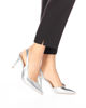 Immagine di MISS GLOBO - Slingback argento con sottopiede in VERA PELLE -  tacco 8,5