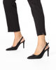 Immagine di MISS GLOBO - Slingback nere con cinturino posteriore -  tacco 8,5