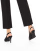 Immagine di MISS GLOBO - Slingback nere con cinturino posteriore -  tacco 8,5