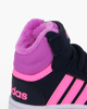 Immagine di ADIDAS - Sneakers alta da bambina blu e viola con pelliccia interna e strappo, numerata 19/27 - HOOPS MID 3.0 AC