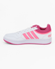 Immagine di ADIDAS - Sneakers bianca e rosa, numerata 36/39,5 - HOOPS 3.0 K