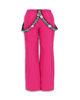 Immagine di BRUGI - Pantalone da sci rosa impermeabile traspirante idrorepellente antivento con bretelle regolabili bambina