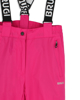 Immagine di BRUGI - Pantalone da sci rosa impermeabile traspirante idrorepellente antivento con bretelle regolabili bambina