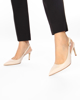 Immagine di MISS GLOBO -Décolleté slingback bianco, tacco 7,5 cm