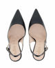 Immagine di MISS GLOBO - Slingback nero in VERA PELLE con tacco 10 cm -  MADE IN ITALY