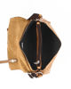 Immagine di DIVAS - Borsa marrone chiaro modello postina VERA PELLE, MADE IN ITALY