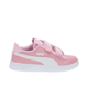 Immagine di PUMA - Sneakers da bambina rosa glitter e bianca con strappo e  soletta in memory foam, numerata 28/35 - SMASH V2 GLITZ GLAMV PS