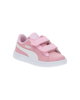 Immagine di PUMA - Sneakers da bambina rosa glitter e bianca con strappo e  soletta in memory foam, numerata 28/35 - SMASH V2 GLITZ GLAMV PS