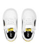 Immagine di PUMA - Sneakers da bambino bianca e nera con dettagli gialli, numerata 20/27 - CAVEN AC INF