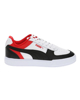 Immagine di PUMA - Sneakers in VERA PELLE bianca e nera con dettagli rossi e soletta in memory foam, numerata 36/39 - CAVEN BLOCK JR
