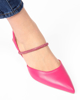 Immagine di MISS GLOBO - Décolleté slingback fuxia PIANTA LARGA, sottopiede VERA PELLE, tacco 6