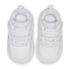 Immagine di NIKE - Sneakers da bambino in VERA PELLE bianca con strappo, numerata 19,5/27 - COURT BOROUGH LOW 2 TD