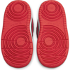 Immagine di NIKE - Sneakers da bambino in VERA PELLE nera e rossa con strappo, numerata 19,5/27 - COURT BOROUGH LOW 2 TD