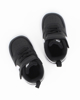 Immagine di NIKE - Sneakers da bambino in VERA PELLE nera e bianca con strappo, numerata 19,5/27 - COURT BOROUGH LOW 2 TD