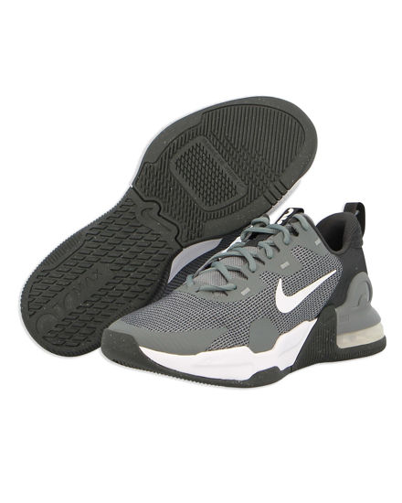 Immagine di NIKE - Scarpa da allenamento grigia e bianca con intersuola ammortizzante - AIR MAX ALPHA TRAINER 5