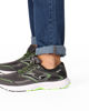 Immagine di JOMA - Scarpa da running da uomo grigia e verde lime con plantare e soletta in EVA - META MEN 2212