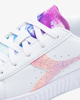 Immagine di DIADORA - Sneakers da bambina bianca  e fuchsia con logo glitterato e suola spessa, numerata 28/35 - GAME STEP GLOW PS